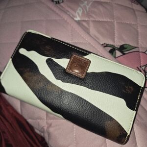Brown Zebra  Dooney & Bourke Wallet